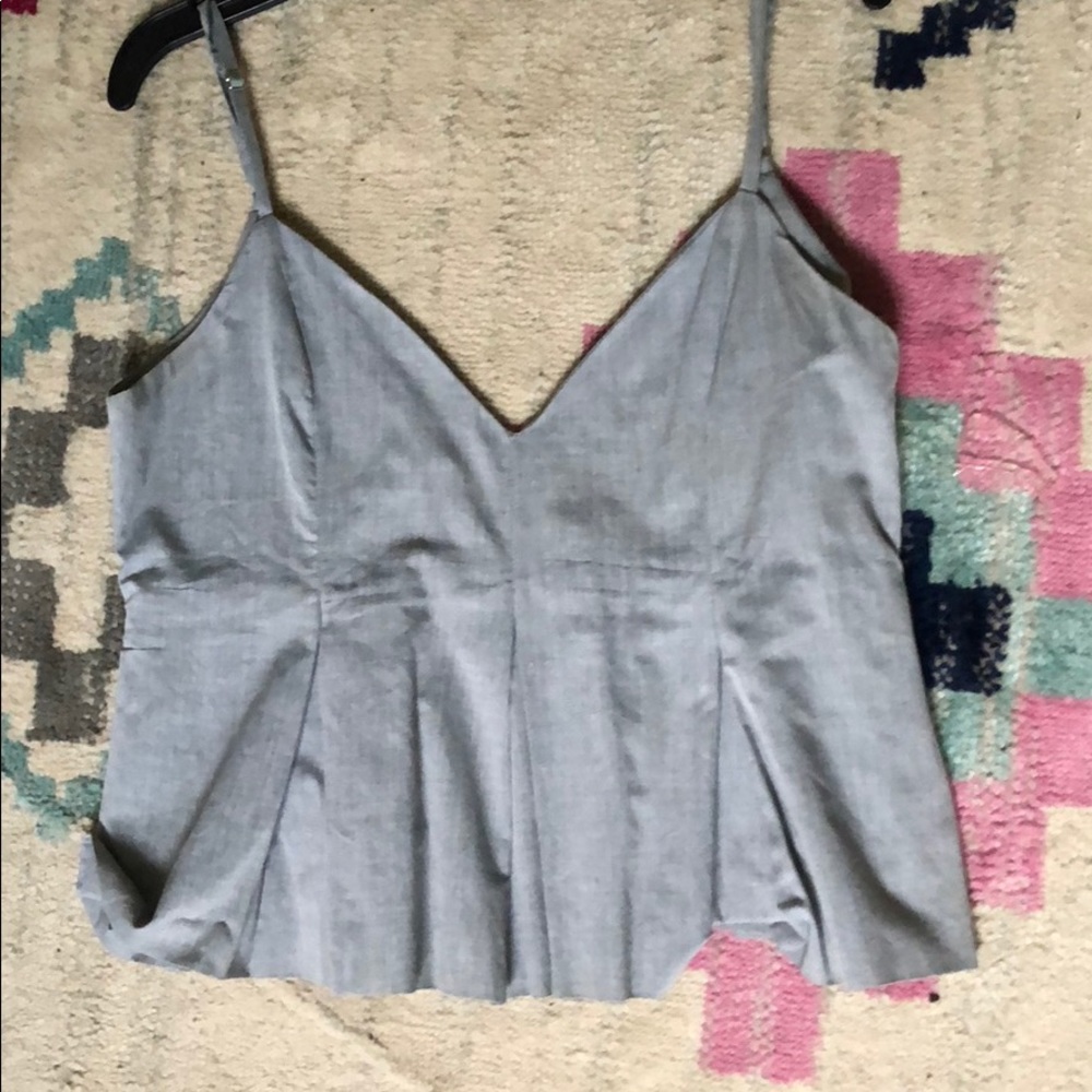 Light blue denim tank